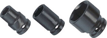 BATO Krafthylsa kort 1 tum x 56mm. 6kt.