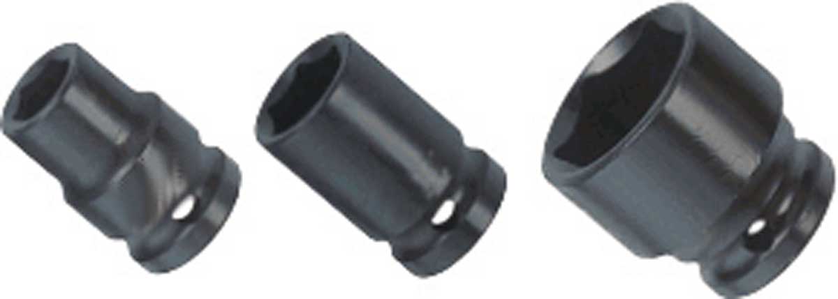 BATO Krafthylsa kort 1 tum x 60mm. 6kt.
