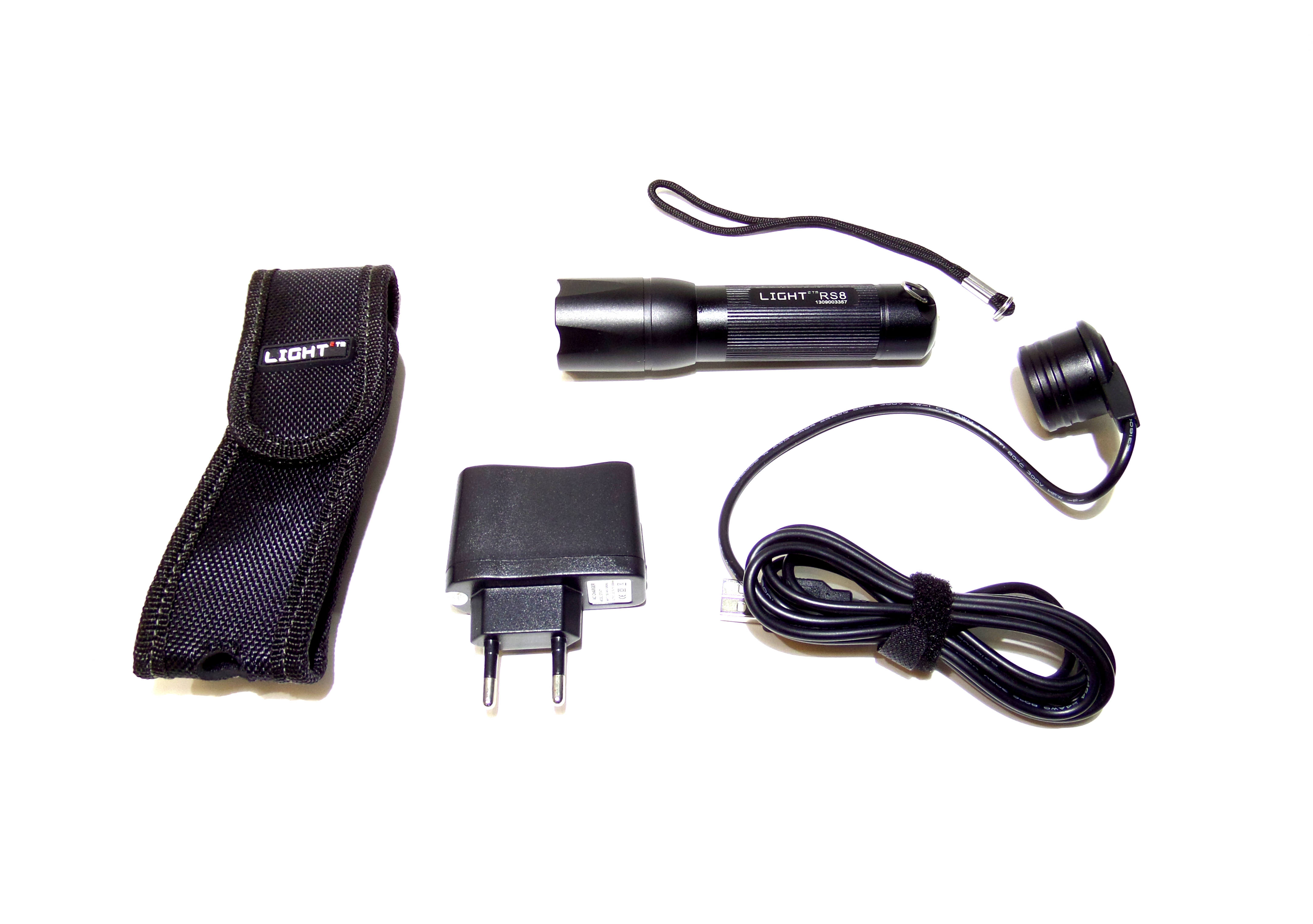 LIGHTSQUARE RS8 - Laddningsbar Ficklampa med Magnetladdning, Zoom och Hög, Låg, Blixt - 3