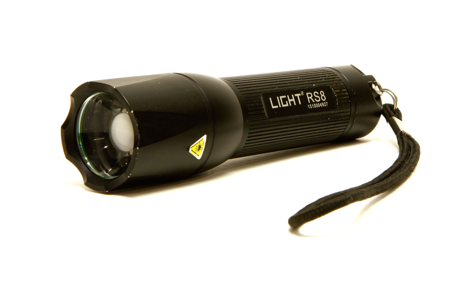 LIGHTSQUARE RS8 - Laddningsbar Ficklampa med Magnetladdning, Zoom och Hög, Låg, Blixt