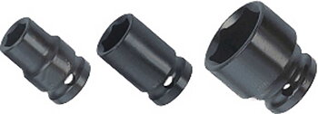 BATO Krafthylsa kort 1/2 tum x 13mm. 6kt.
