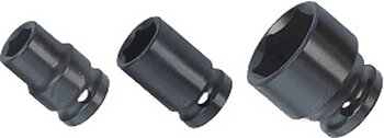 BATO Krafthylsa kort 1/2 tum x 24mm. 6kt.
