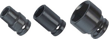 BATO Krafthylsa kort 1/2 tum x 27mm. 6kt.