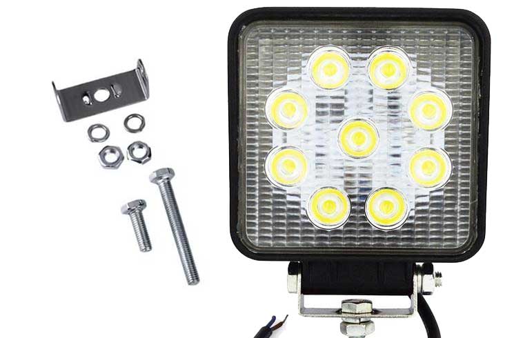 27W LED Arbetsbelysning - Thoor 27W / 60° Bred ljusbild - 5