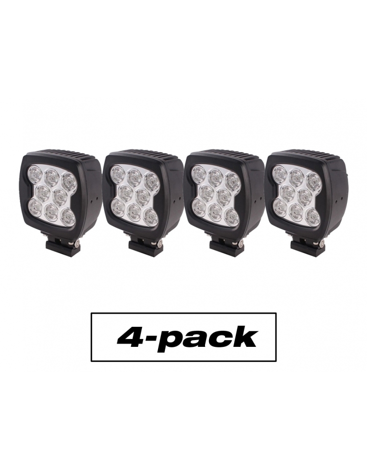 80W LED Arbetsbelysning - Thoor 80X / 12-24V (4-pack)