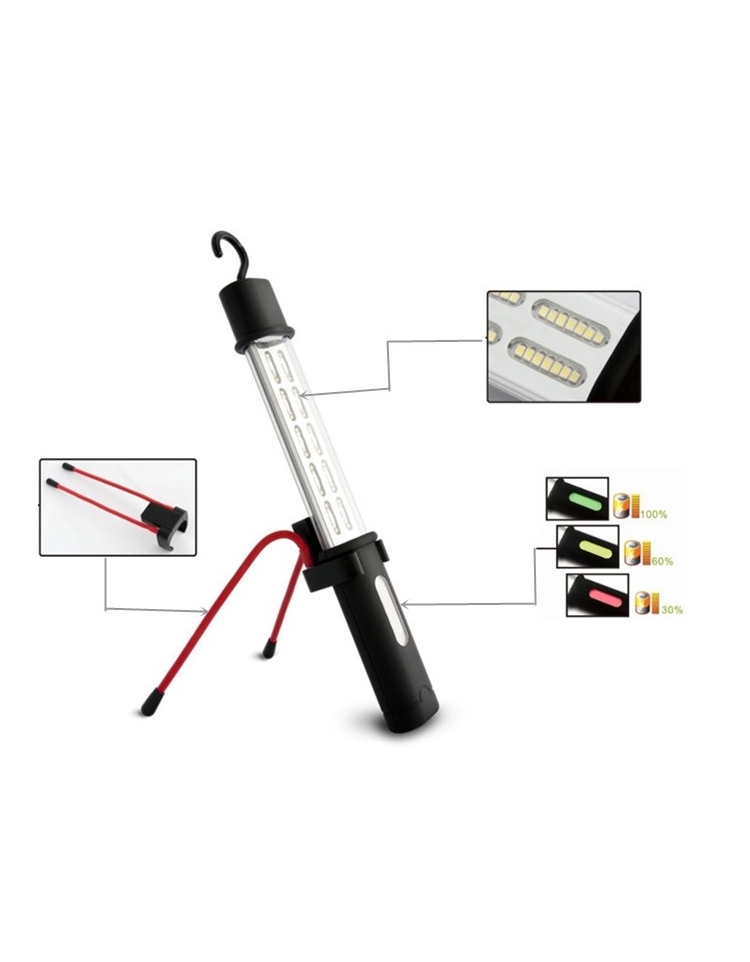 14W LED Ljusstav WARD - Mobil Arbetsbelysning med magnethållare - 2