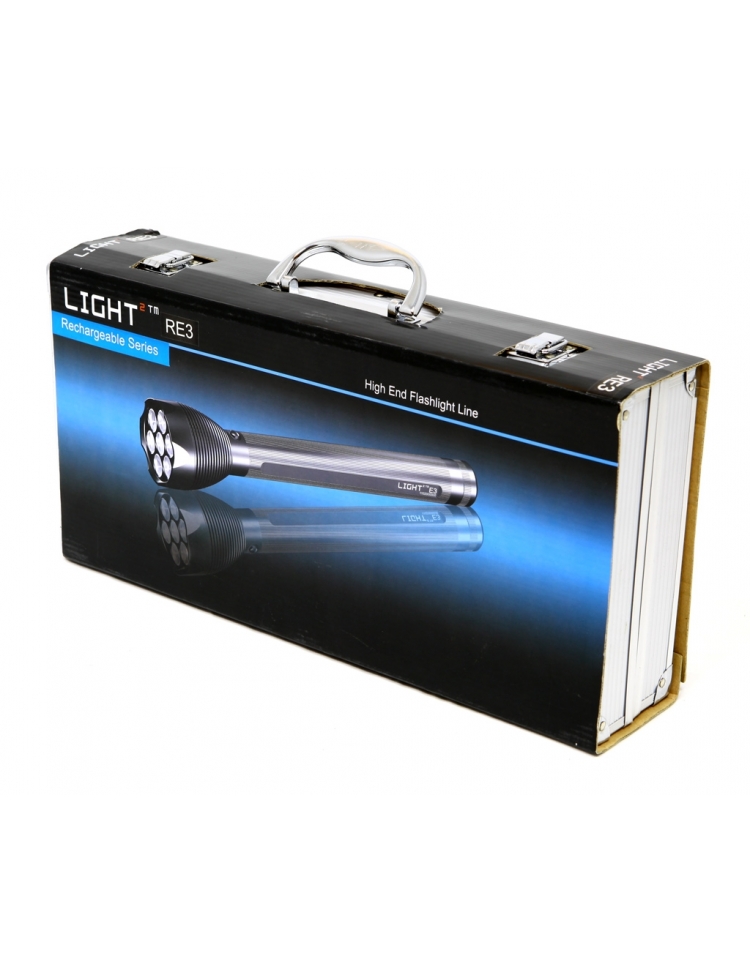 1600 Lumen LED Sökar ficklampa - Eftersökslampa - LIGHT RE3 - LED Ficklampa Laddningsbar med hög ljusstyrka - 5