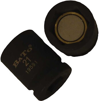 BATO Krafthylsa kort magnet 1/2 tum x 10mm. 6kt.