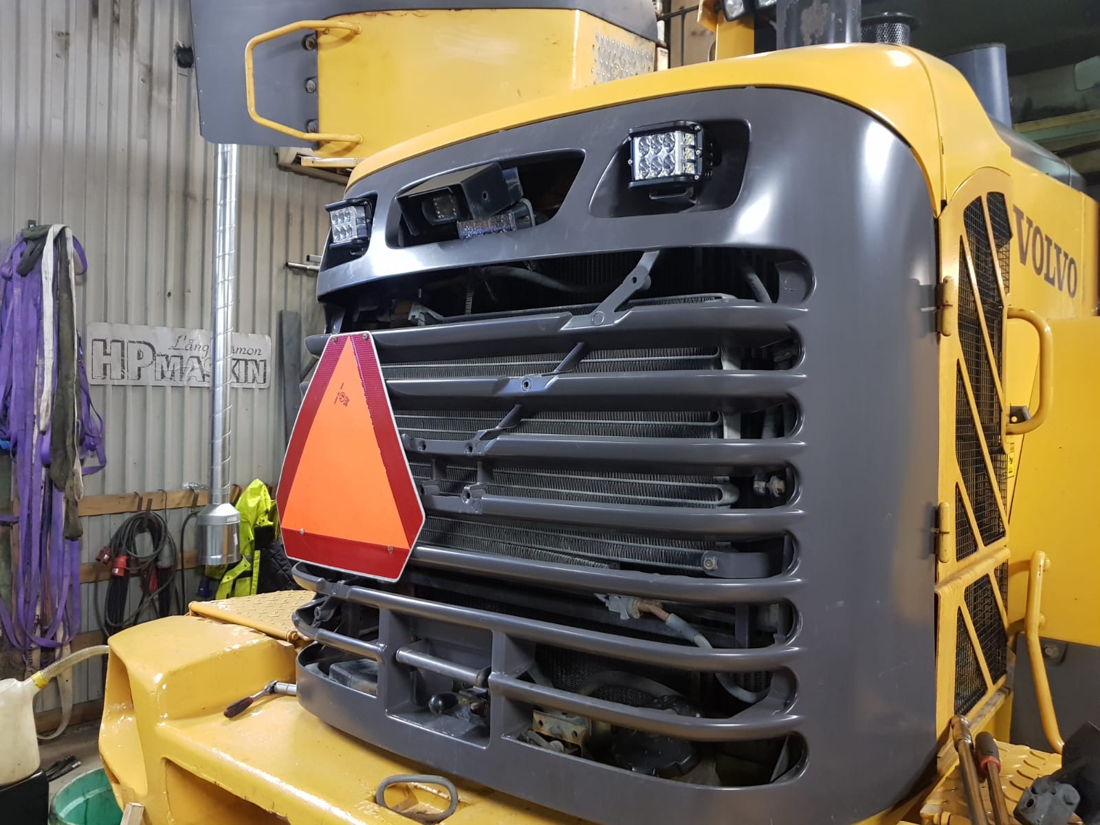 LED Arbetsljus Ombyggnadssats Volvo L60-L120 E & F - 7