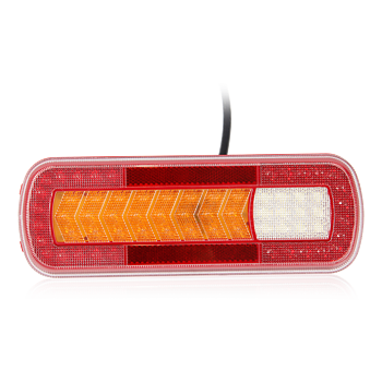 Kombinationsbaklykta med dynamisk blinkers - LED - Höger/Vänster 12/24v