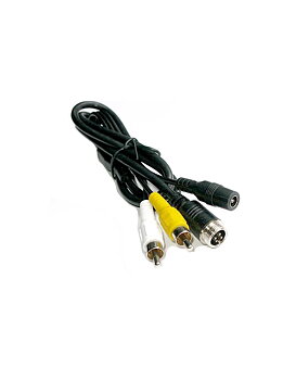 Adapterkabel - 4 pin till RCA och Ström