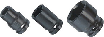BATO Krafthylsa kort 3/4 tum x 26mm. 6kt.