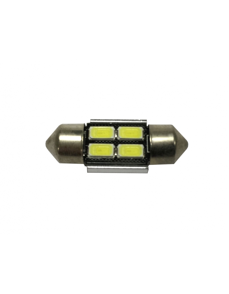 LED Spollampa Diodlampa C5W - 2W - 31mm - 120 Lumen - PRISMALED - För bil 12V