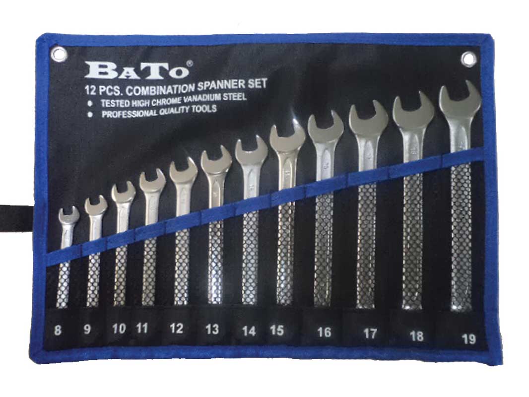 BATO Blocknyckelsats 8-19mm dubbelbockad Sv. modell