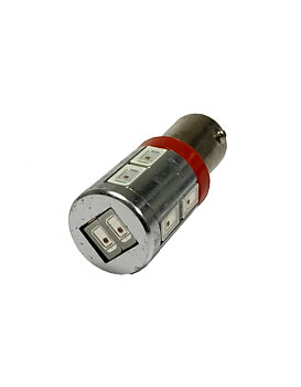 BA9S - 5W - RÖD - 280 Lumen - Canbus 12-24V LED Ersättningslampa