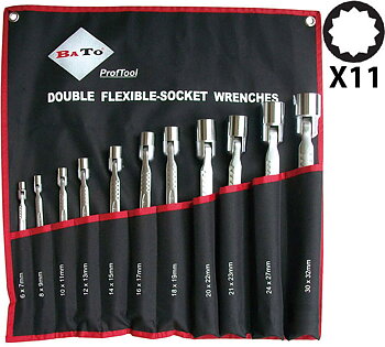 BATO Dubbel lednyckelsats 6-32 mm