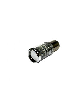 BA15S - 15W - RÖD - 800 Lumen - 12-24V LED Ersättningslampa