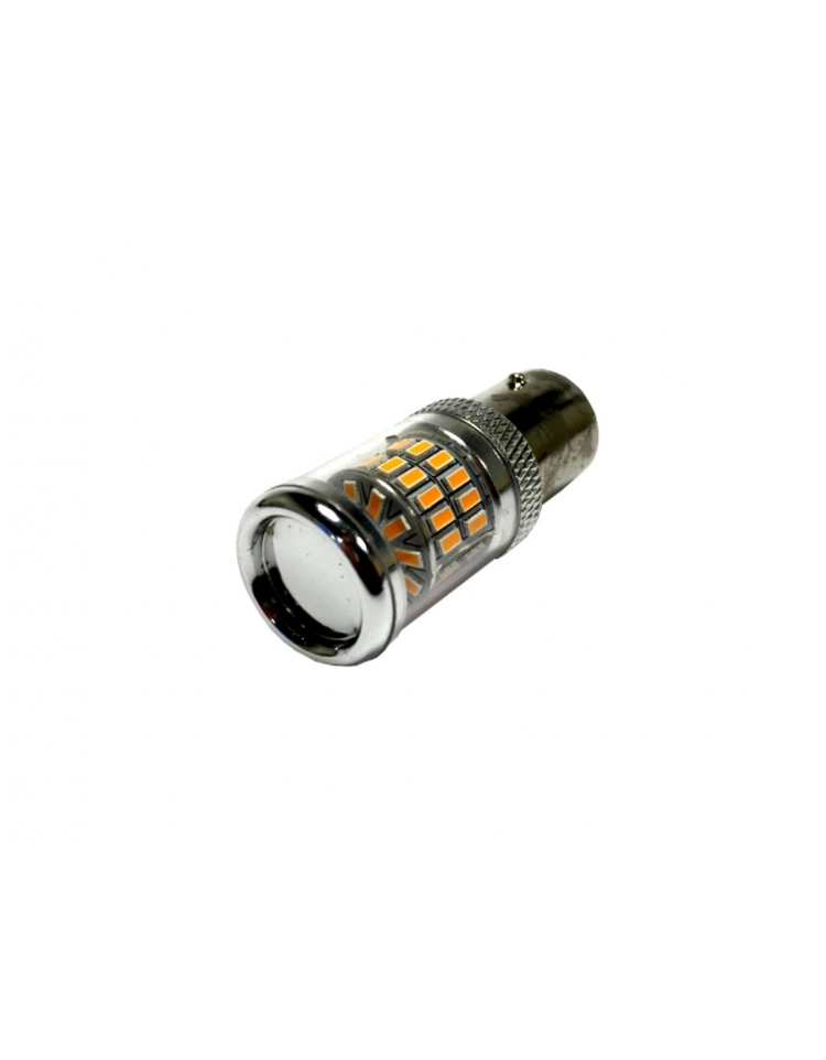 BAY15D - 14W - GUL - 800 Lumen - 12-24V LED Ersättningslampa