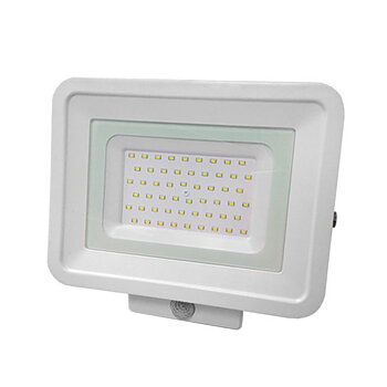 Optonica 30W Vit LED Strålkastare PIR Rörelsevakt Skymningsrelä med Rörelsesensor - Utomhus IP65 220V 2300 Lumen - 2 års garanti