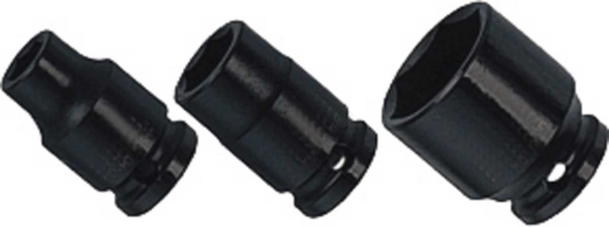BATO Krafthylsa kort 3/8 tum x 9mm. 6kt.