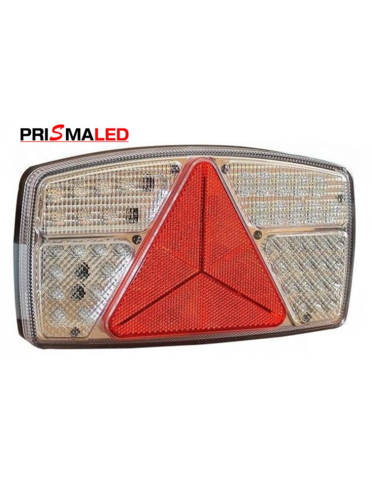 PRISMALED Släp/Flerfunktionslykta LED med triangel Höger
