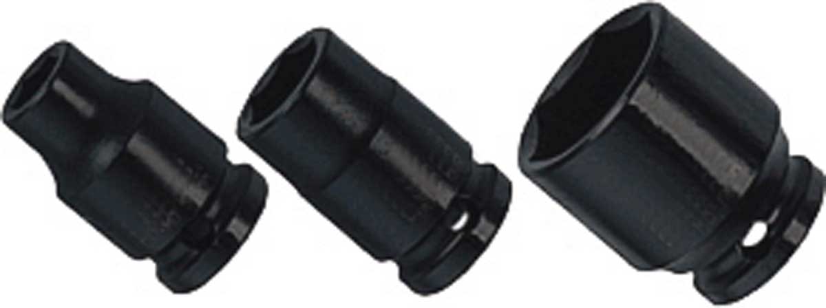 BATO Krafthylsa kort 3/8 tum x 20mm. 6kt.