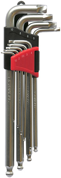 BATO Twister Insexnyckelsats 1,5-10,0mm. Avmontera 100 procent defekte 6kt. bultar.