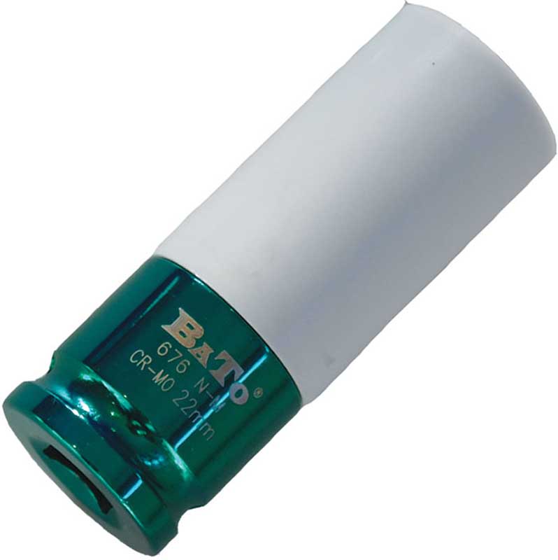BATO Krafthjulhylsa m/plast 1/2 tum x 22mm. 6kt.