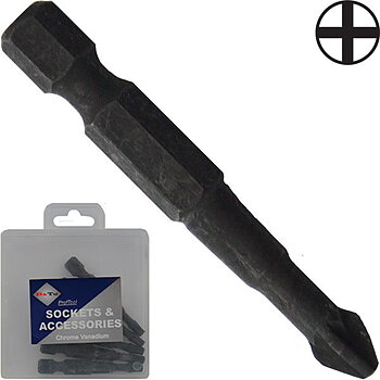BATO 1/4 tum Bits Ph2 x50mm S3 Torsion - 5 st/förpackning