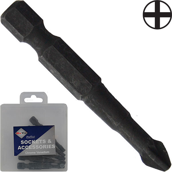 BATO 1/4 tum Bits Pz3 x50mm S3 Torsion - 5 st/förpackning
