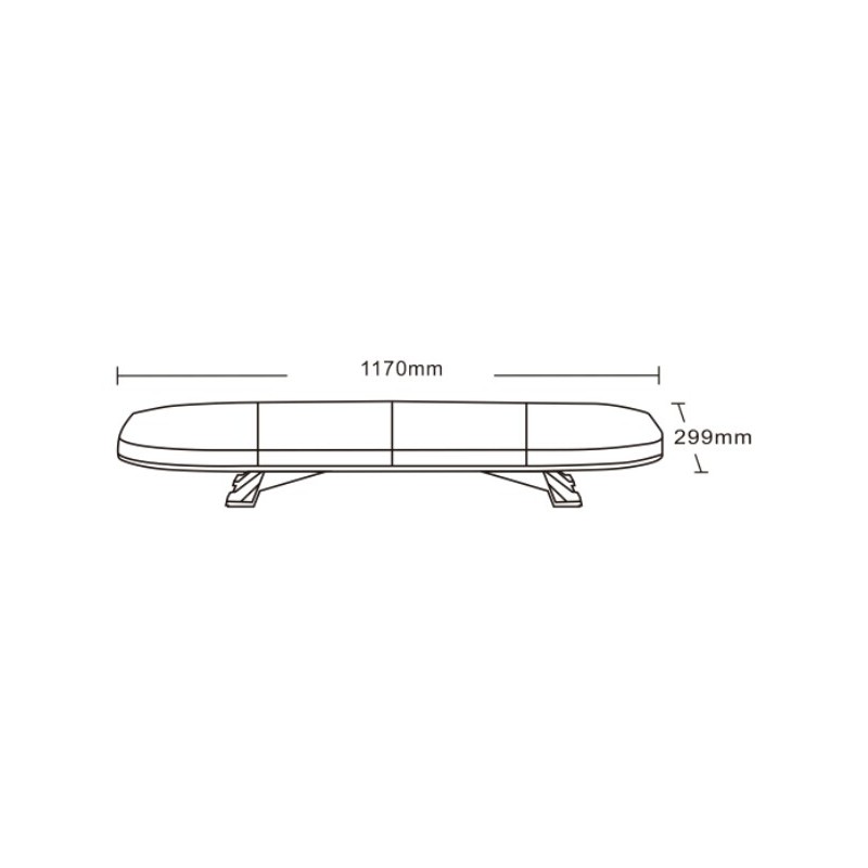 120-150 cm  Blixtljusramp F1200D - PrismaLED - 2