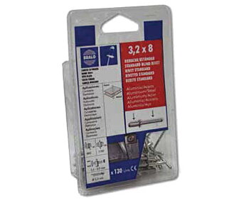 BATO Bralo blindnit alu/stål 4,8 x 18 - 65 st/förpackning
