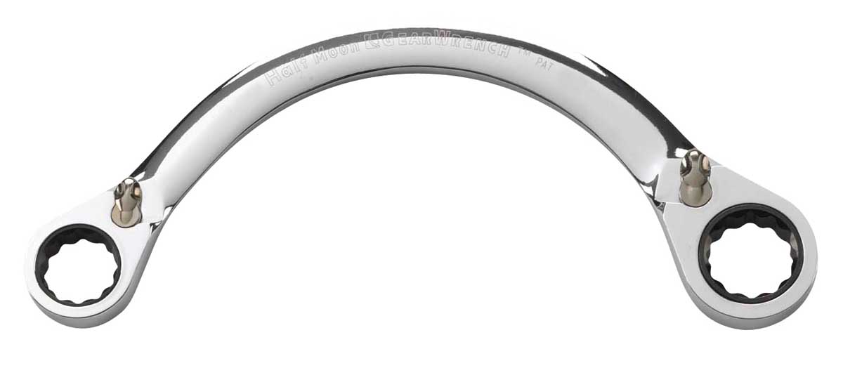 BATO GearWrench Ringspärrnyckel Half Moon 19x22mm