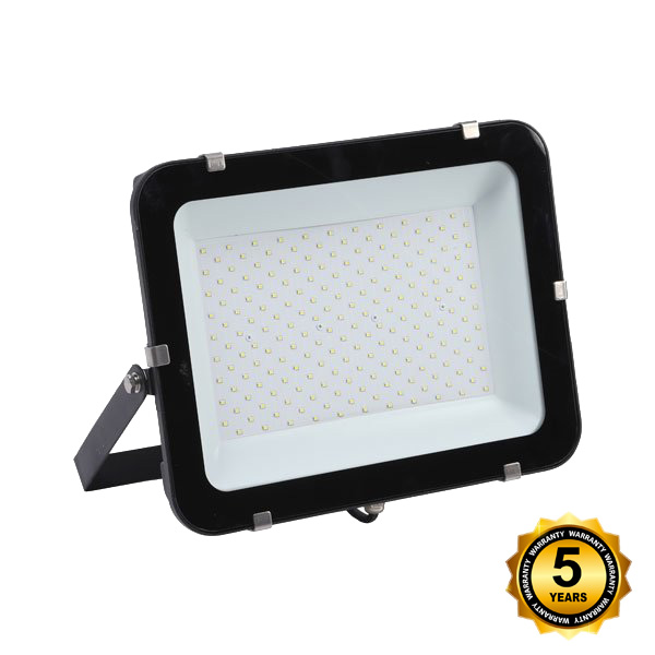 Optonica 100-300W 220V LED Strålkastare 5 års garanti - Utomhus IP65 - SVART - 3