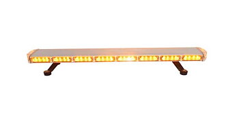 Blixtljusramp LED Varningsljus 80-140 cm 12V - Svart, Silver - IGNITE COMPACT