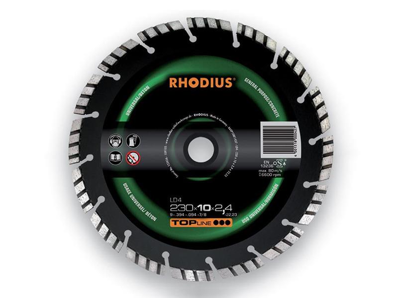 RHODIUS - Diamantkapklinga LD 50 - 230 x 2,4