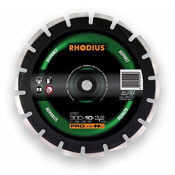 RHODIUS - Kapskiva LD60 Asfalt 450 x 10 x 4,0 x 25,4