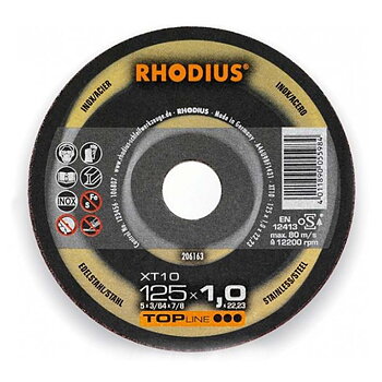 RHODIUS - Kapskiva XT10 Mini - 75 x 1,0 x 10 - 50st/förp.