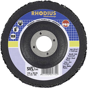 RHODIUS - Grovrengöringsrondell 115 x 22,23 - 10st/förp.