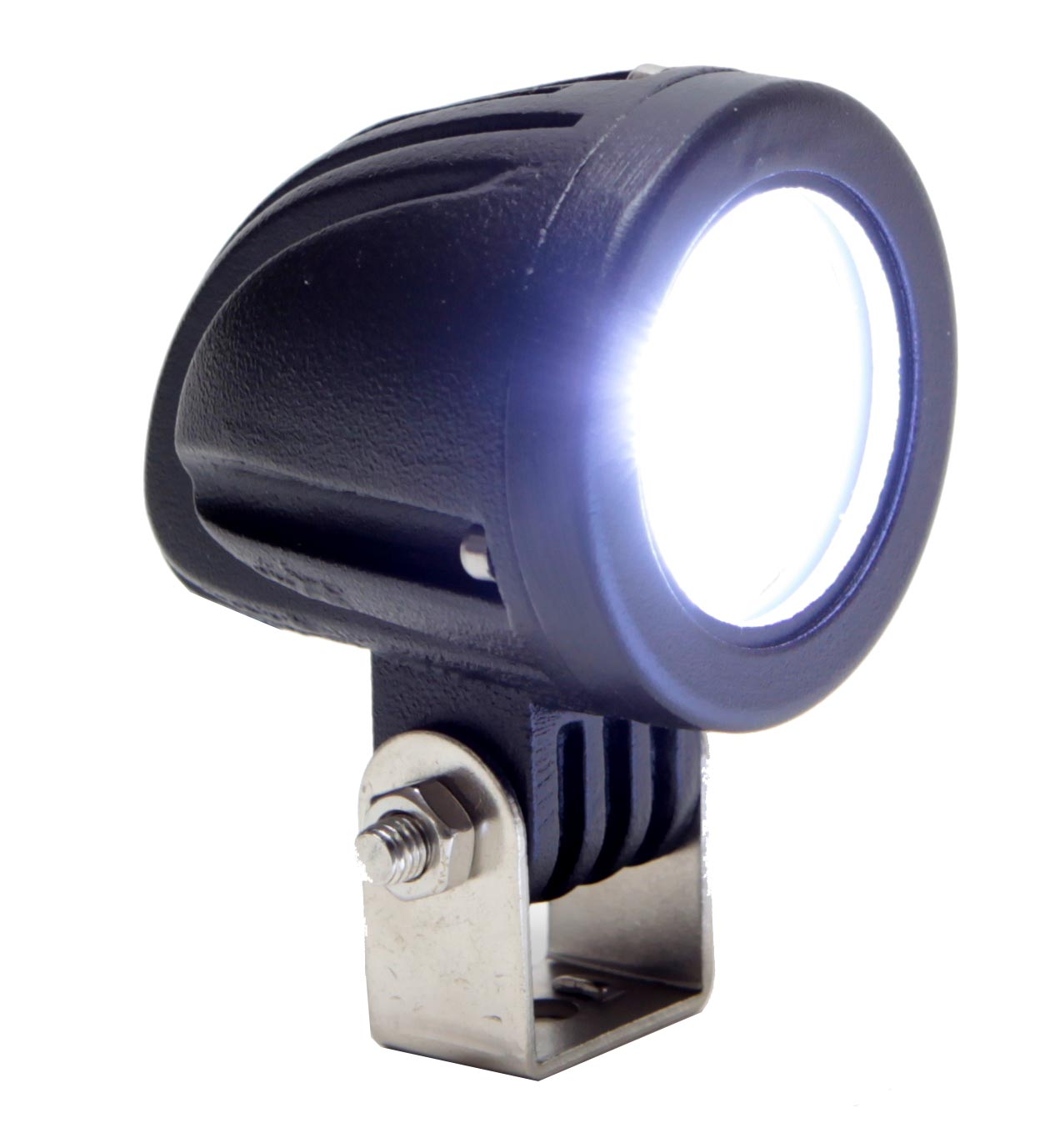 Runt Mini Arbetsljus - Thoor 10W / 12-24V - Superkompakt Rund arbetslampa - 4