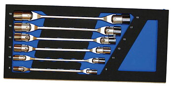 BATO Dubbel lednyckelsats 8-19 mm EVA 1/3