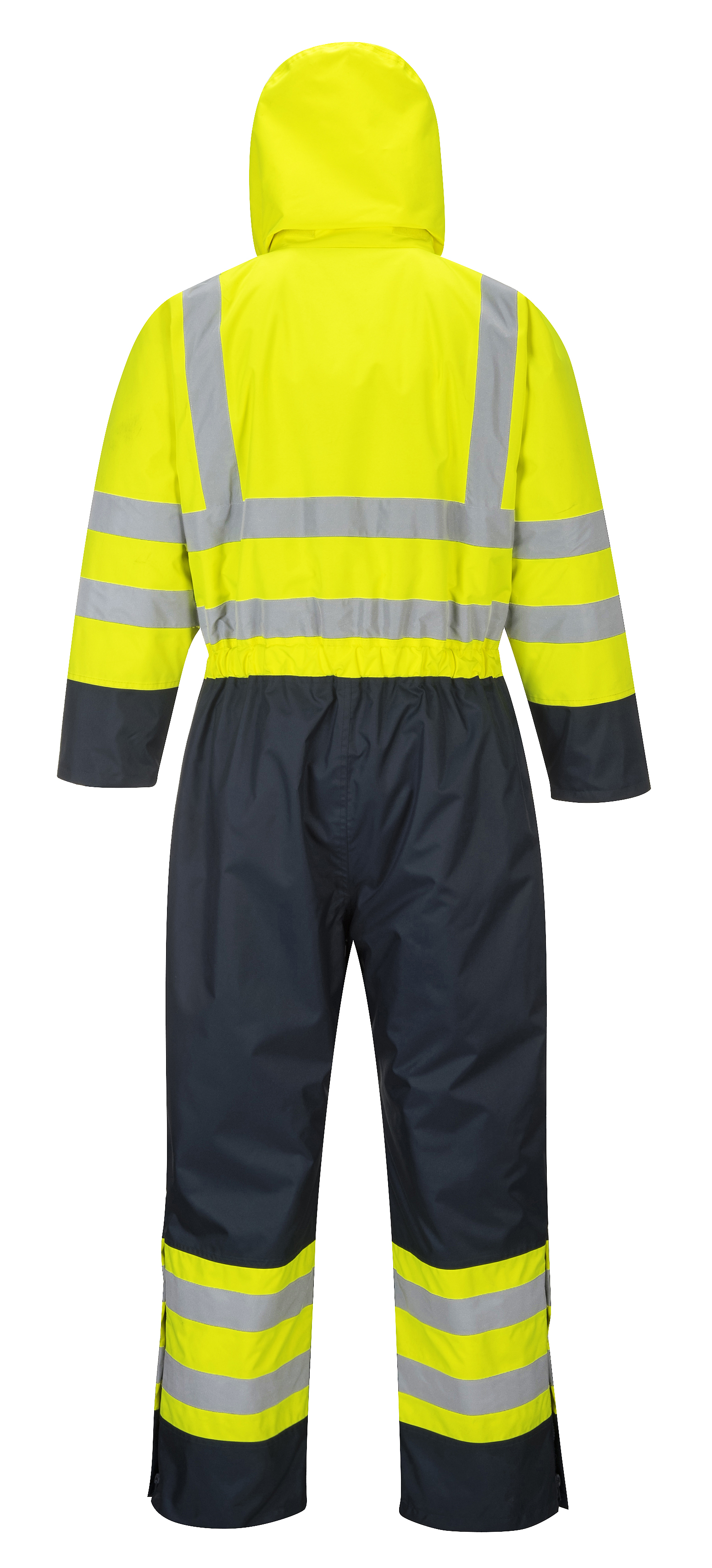 Hi-Vis Kontrast Overall - Fodrad Storlek S-XXXXXXL - 2