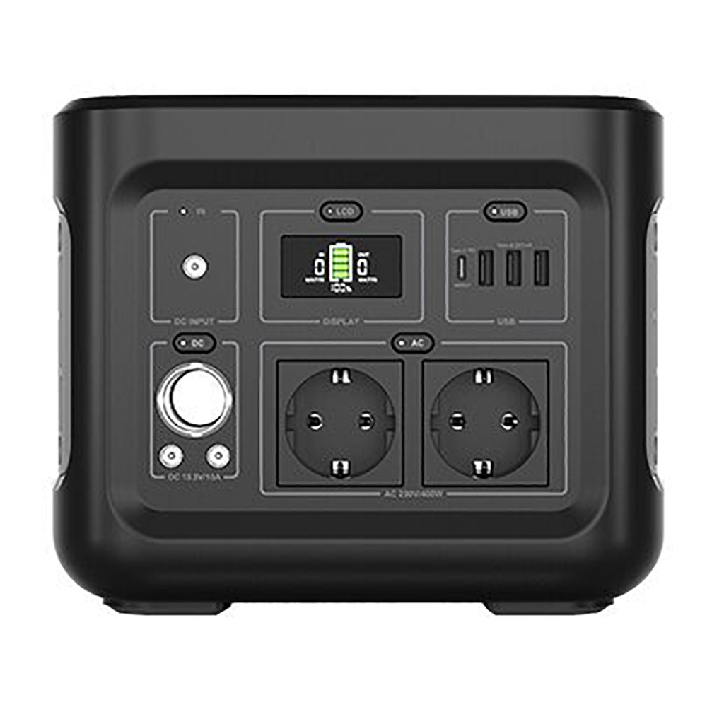 Optonica 320Wh Portabel Power Station med Inverter och Solpanel för camping, backup, reservkraft