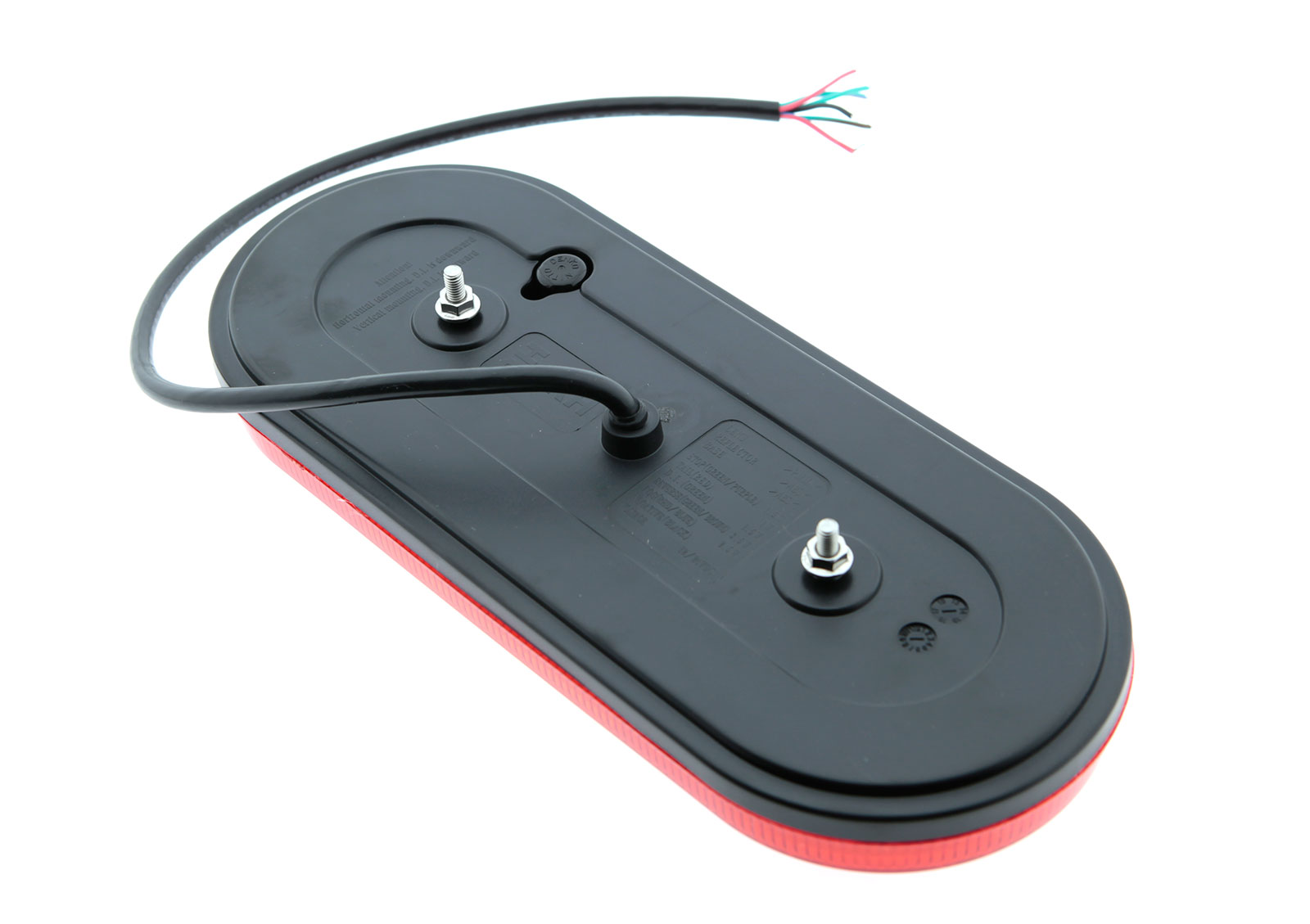 Baklykta OVAL LED - L1824 - Vänster - 12V / 24V - 2