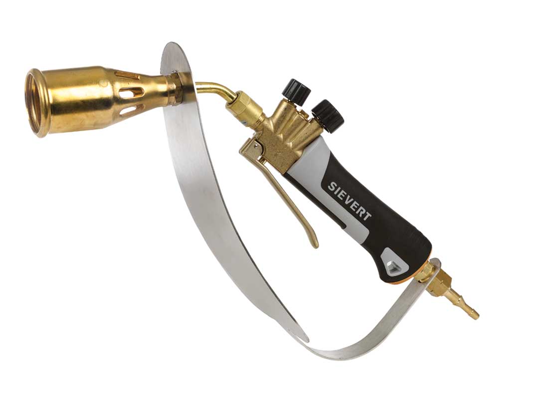 SIEVERT - Brännarset Med Skydd, Kraftbrännare Ø 50mm, 70mm Halsrör, Handtag 3488, 6700 G/H 4 Bar,