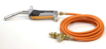 SIEVERT - Komplett Set Med Handtag 3366, Cyklonbrännare 3335, 
Regulator 3091 Och Slang 717341
