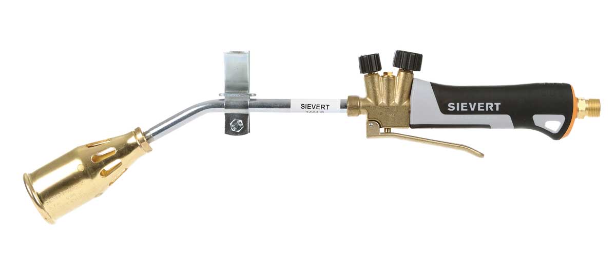 SIEVERT - Turboroofer 50, Set Med Kraftbrännare Ø 50mm, 180mm Halsrör, Halsrörsställ Och Handtag 3488, 6700