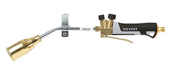 SIEVERT - Turboroofer 50, Set Med Kraftbrännare Ø 50mm, 180mm Halsrör, Halsrörsställ Och Handtag 3488, 6700
