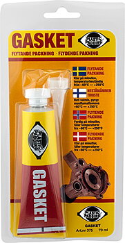Plastic Padding Gasket 375 - Flytande Packning - 70 ml - Klar på minuten, temperaturbeständig 