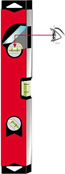 STABILA - Vattenpass Magnet 400mm Indirekt Avläsning